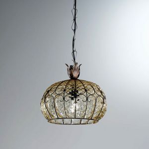 San Tom Ms413-025, Klassische Lampe aus Ballonglas