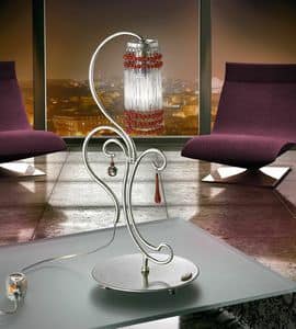 Casanova table lamp, Lampe in der Hand-geschmiedetem Metall, fr moderne Bros