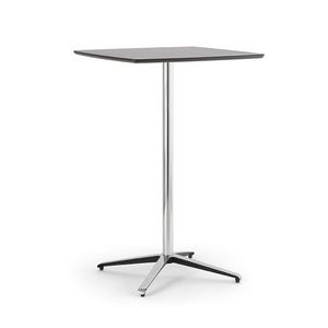 Loto Square Stand Up, Hoher Tisch mit quadratischer Platte