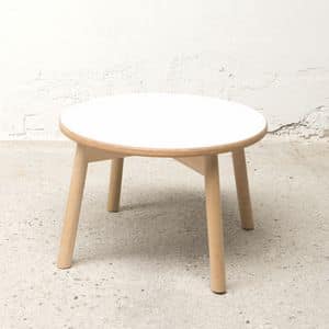Runde kleinen Tisch Bolz, Tisch fr Mittelraum, Laminat, einfache Art