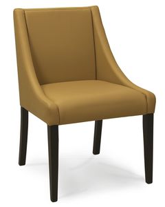 CORSICA S, Gepolsterter Stuhl mit niedrigen Armlehnen