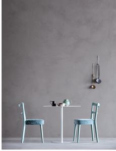 NORVEGIA, Stuhl mit Rckenlehne mit horizontalen Lamellen