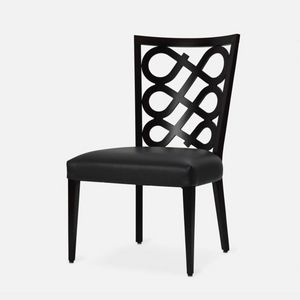 Venere 138 Stuhl, Holzstuhl mit breiter gepolsterter Sitzflche