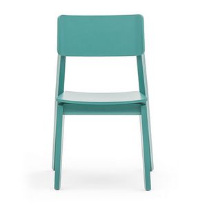 Offset 02811, Stuhl aus Massivholz, in der modernen Art