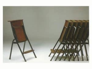 1273 N, Einfache Stuhl mit Metallgestell, fr Gebetssttten