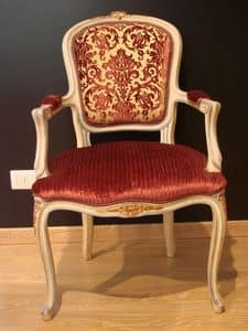 Art. 832, Klassischer Sessel fr zu Hause, antike lackiertem Holz