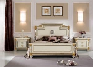 Liberty Bett, Luxusbett im klassischen stlye, mit handgefertigten Dekorationen, hochwertigen Materialien