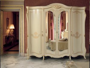 Opera Kleiderschrank, Kleiderschrank im klassischen Stil mit Spiegel