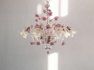 FLEUR-SECOLO, Luxuriser floraler Murano-Kronleuchter