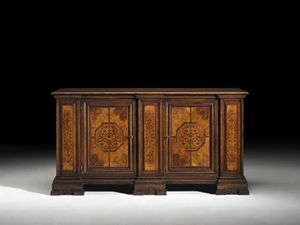 Art. 848 Sideboard, Sideboard mit zwei Tren, mit klassischem Veronas Stil