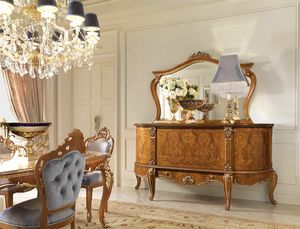 David DV56, Elegantes klassisches Sideboard mit abgerundetem Profil