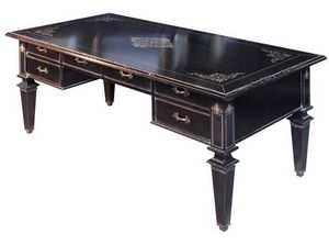 Albenga CE.0290, 1800-inspirierter Schreibtisch aus Nussbaumholz