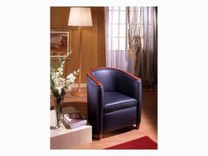 Bibi, Sessel aus Pappelholz, fr Wartezimmer und Wohnzimmer