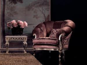 Valeria Sessel, Velvet Sessel, Finish in Silber, fr Luxus-Wohnzimmer