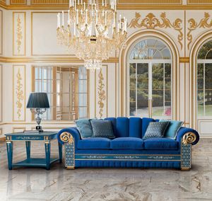 Art. 177, Luxurises Sofa mit Intarsien und Schnitzereien