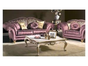 Art. MA 43 Majestic, Klassische Couch von groer Eleganz, reich an kostbaren Details