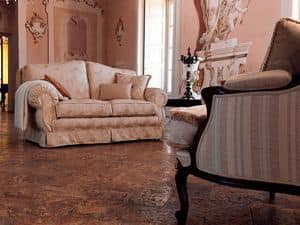 Beatrice, Gepolsterte klassisches Sofa, mageschneiderte verfgbar