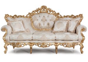 BEAUTY / 3 Setzer -Sofa, Dreisitzer-Sofa im Barockstil