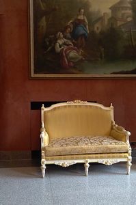 Impero 2-Sitzer-Sofa, Sofa in Italien handgefertigt, von italienischen Meistern