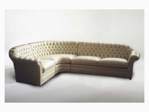 Lloyd Angular Sofa, Ecksofa fr groe Wohnzimmer, im klassischen Stil