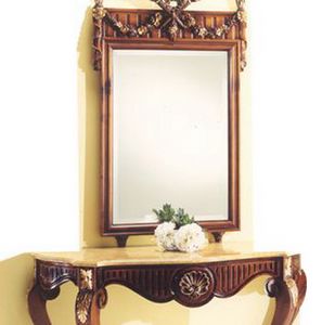 2935 Spiegel, Spiegel mit geschnitzten Holzrahmen