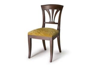 Art.133 chair, Stuhl mit Rckenlehne aus Holz, klassischen Stil