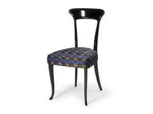 Art.190 chair, Klassischer Stuhl in Buche mit gepolstertem Sitz, fr Restaurants