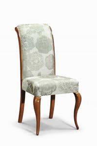 Art. 506s, Klassischer Stuhl mit gepolsterter Rckenlehne und gebogen
