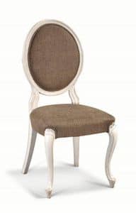 Art. 533s, Stuhl mit ovaler Rckseite, mit Schnitzereien und Dekorationen