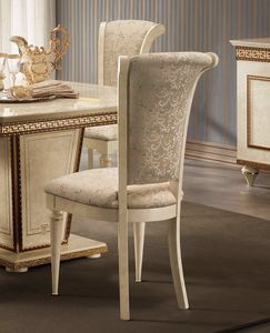 Fantasia Stuhl, Luxuriser Esszimmerstuhl im neoklassischen Stil