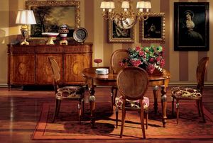 Hepplewhite table 742, Luxury klassischen Tisch aus Holz fr Esszimmer