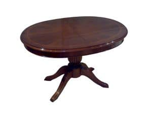 Hopkins, Erweitern ovalen Tisch, klassischen Stil, geschnitzt Basis