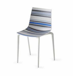 Colorfive TP, Polymer Stuhl, Metall Beine, verschiedene Oberflchen