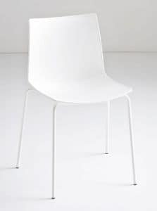 Kanvas NA, Designer Stuhl mit Beinen aus Metall, fr den Objektbereich