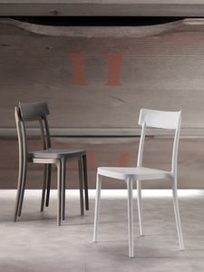 Art. 077 Corsocomo, Stuhl elegant gestaltet, leicht und stapelbar