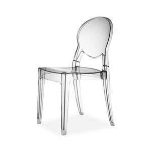 Artic, Stapelbarer, transparenter Stuhl, auch fr den Auenbereich