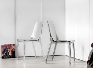 Vanity, Stuhl aus Polykarbonat mit frischem und zeitgemem Design