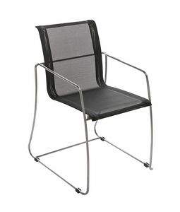 Avalon 5313, Stuhl mit Kufengestell, Netzsitz