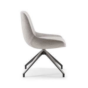 Crystal Executive 05 S, Moderner Stuhl mit Metallgestell