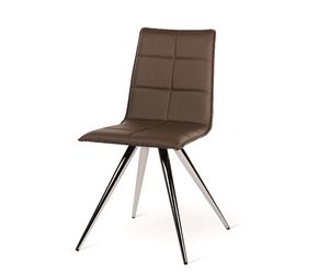 Iris-M, Moderner Stuhl mit Metallfu
