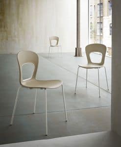 Blog, Stuhl mit Sitz Kunststoff, fr modische Pastry
