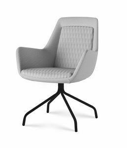 Roxy chair, Sessel mit anpassbarer Metallbasis