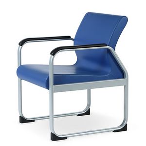 ONE 401 A, Stuhl mit Stahlrahmen, schlanke Form