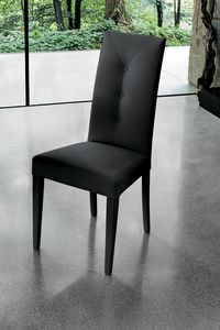 ZURIGO SE503, Moderner Stuhl mit hoher Rckenlehne gepolstert