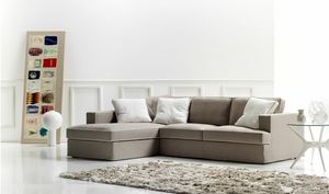 Cannes, Modulares Sofa mit einfachen Linien