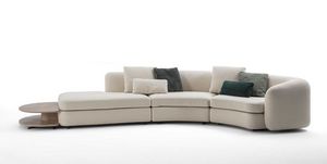 DI58A Contour Sofa, Modulares Sofa mit weicher und geschwungener Linie