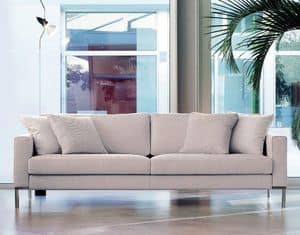 Ginger, Linear Sofa mit sichtbaren Fen, fr moderne Bro