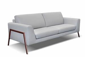 Tiffany Festgelegt, Gepolstertes festes Sofa mit Fen mit Kupfer-Finish