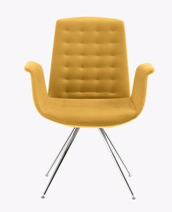Mod, Design Sessel mit verchromten Beinen