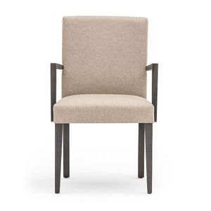 Zenith 01621, Sessel mit Armlehnen mit Holzrahmen, Sitz und Rcken gepolstert, Stoffbezug, fr Vertrags-und Wohnbereich